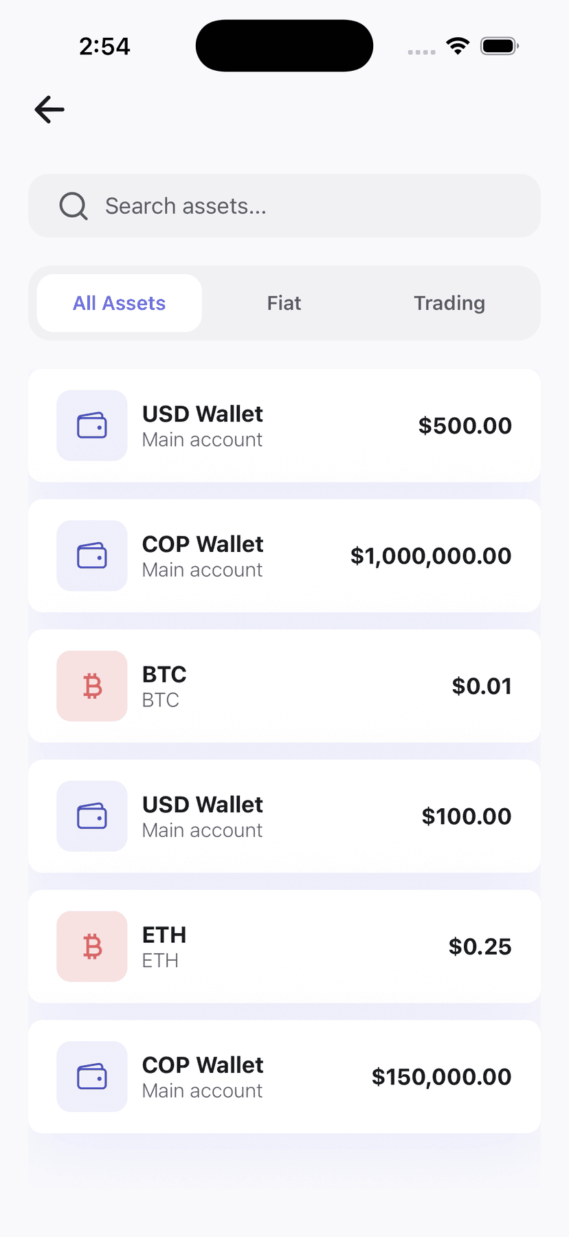 Pásame assets, light mode